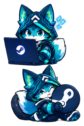 StoreKey Cyber Wolf Guardian